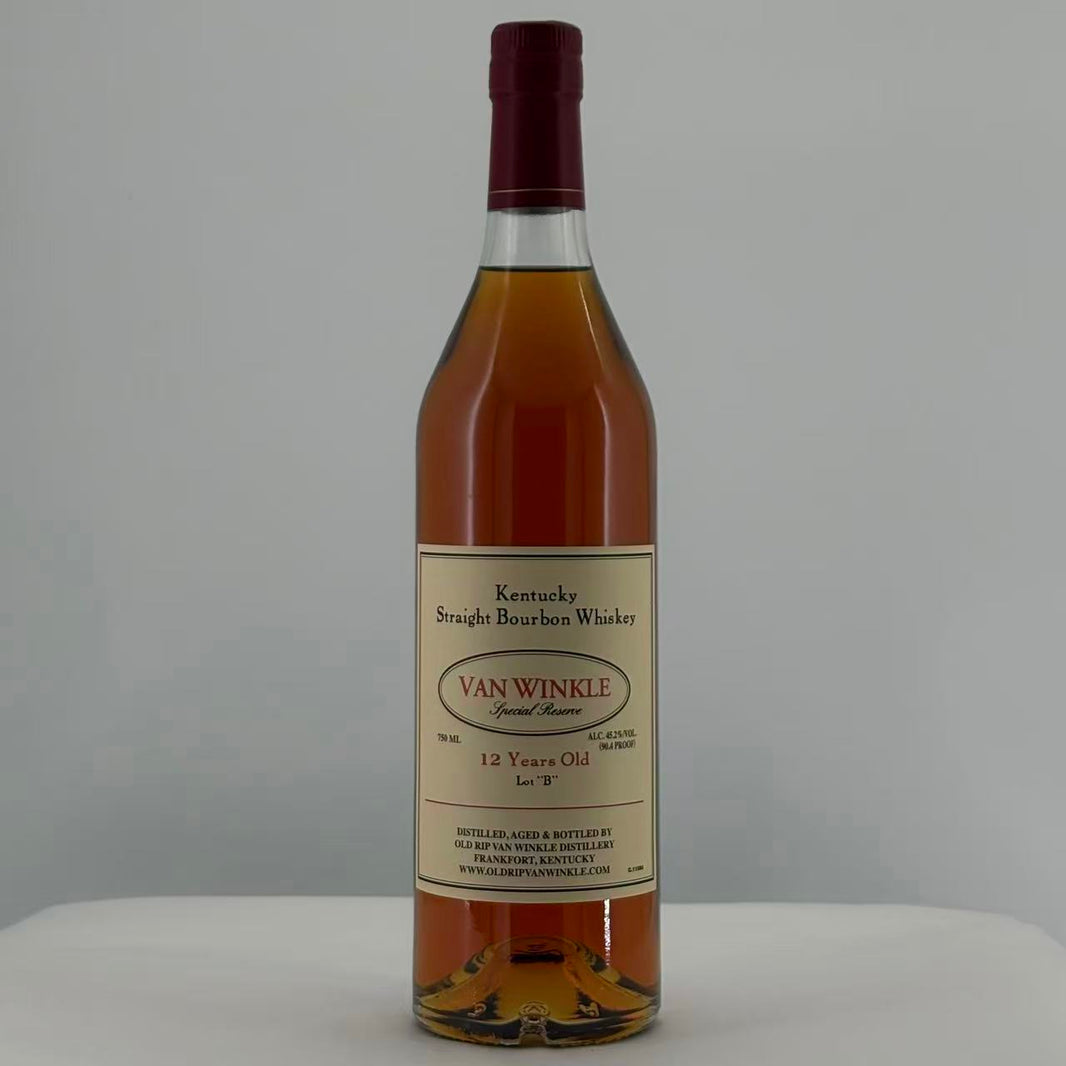 Van Winkle Special Reserve Lot “B”  12 year Bourbon Whiskey